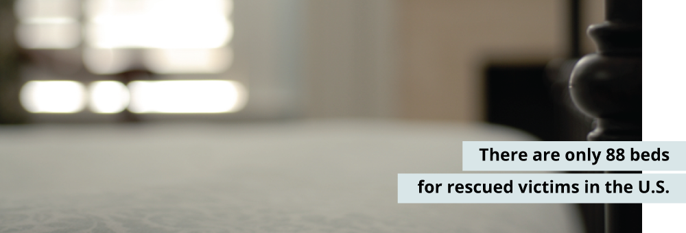 There are only 80 beds for rescued victims in the US.